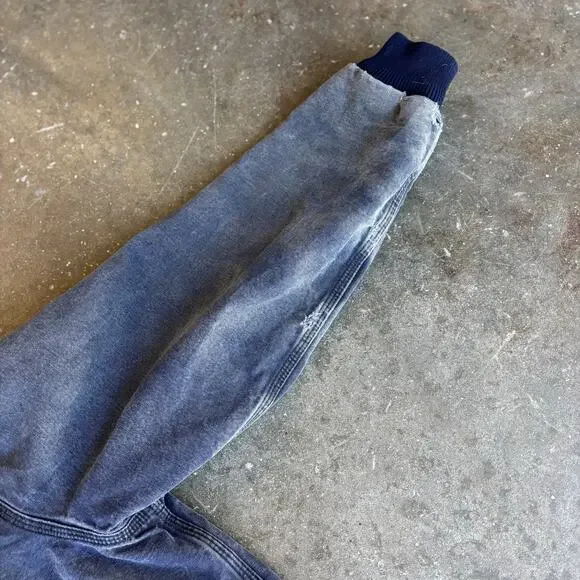 Carhartt Men’s Blue Canvas Hooded Jacket Denim Look USA Mens Size Large 1994 - Picture 7 of 11